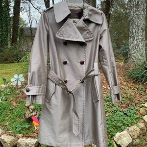 Gorgeous, Burberry shimmery trench coat